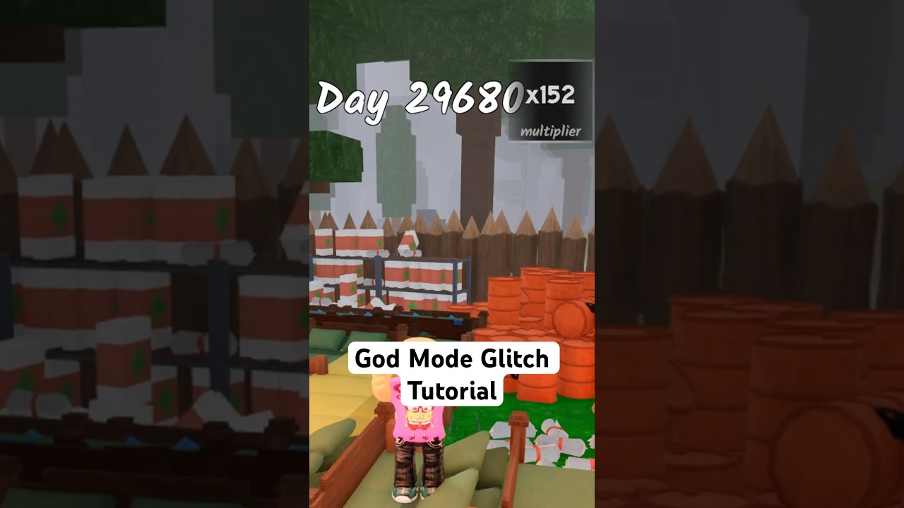 How I got over 30,000 days using this EASY GOD MODE glitch on 99 nights in the forest!