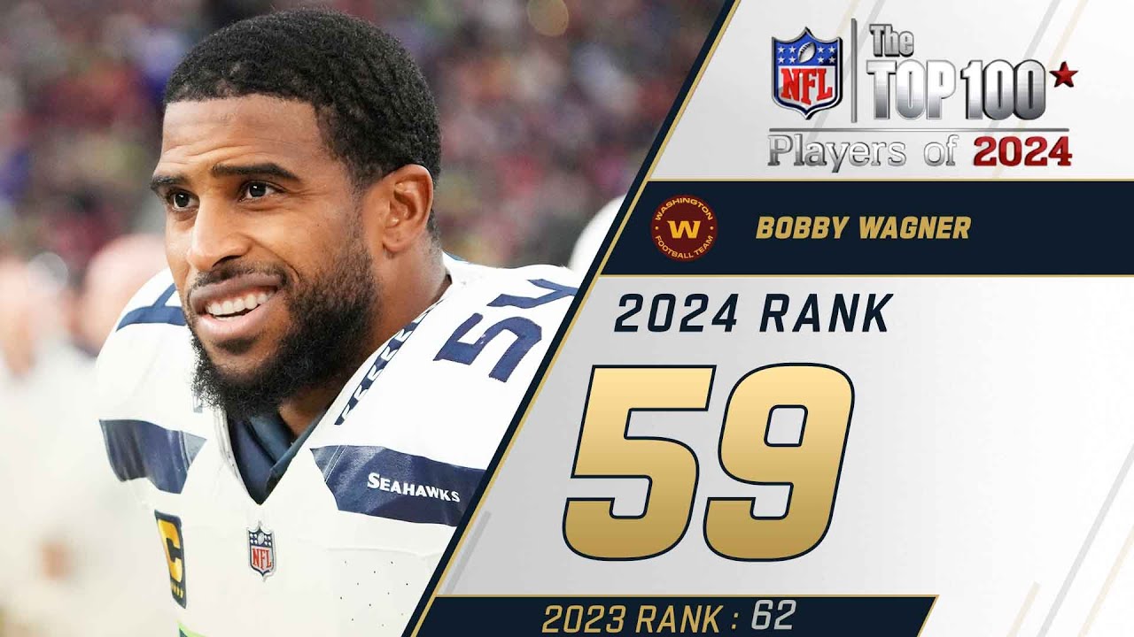 59: Bobby Wagner (MLB, Commanders) Ranked in Top 100 Players of 2024 🏈