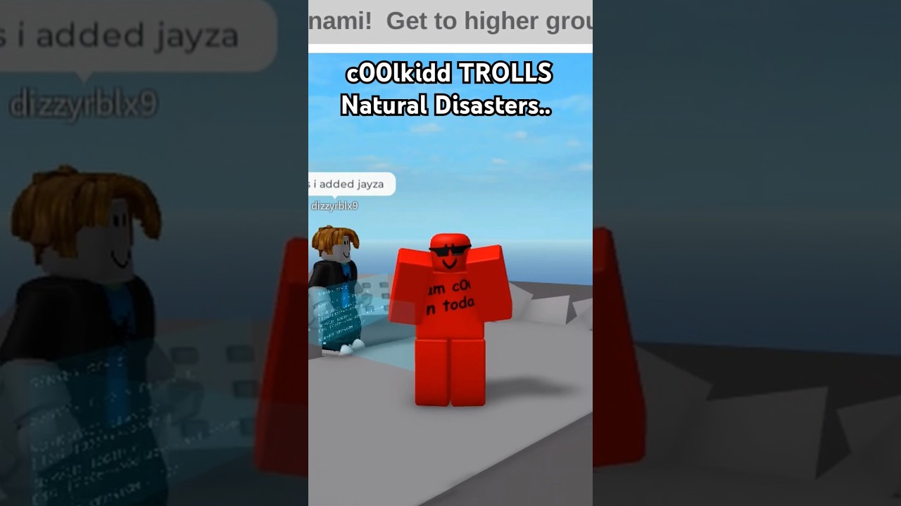 Epic Troll Moments in Roblox Natural Disasters 🌪️ | Funny Hacker Pranks!