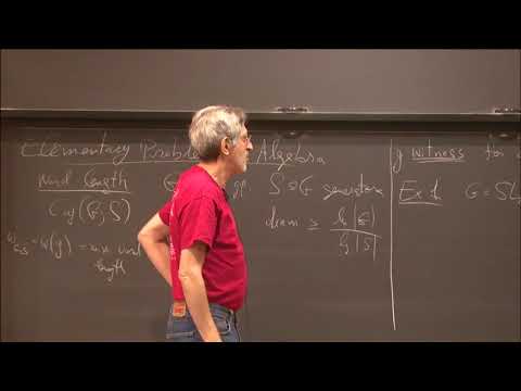 Elementary open problems in Algebra (with consequences in computational complexity) - Avi Wigderson