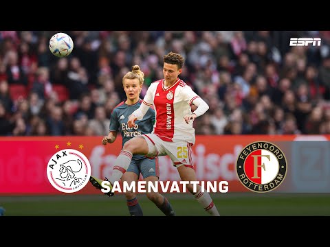 😮 RECORDAANTAL TOESCHOUWERS in de Azerion Vrouwen Eredivisie!! | Samenvatting Ajax - Feyenoord