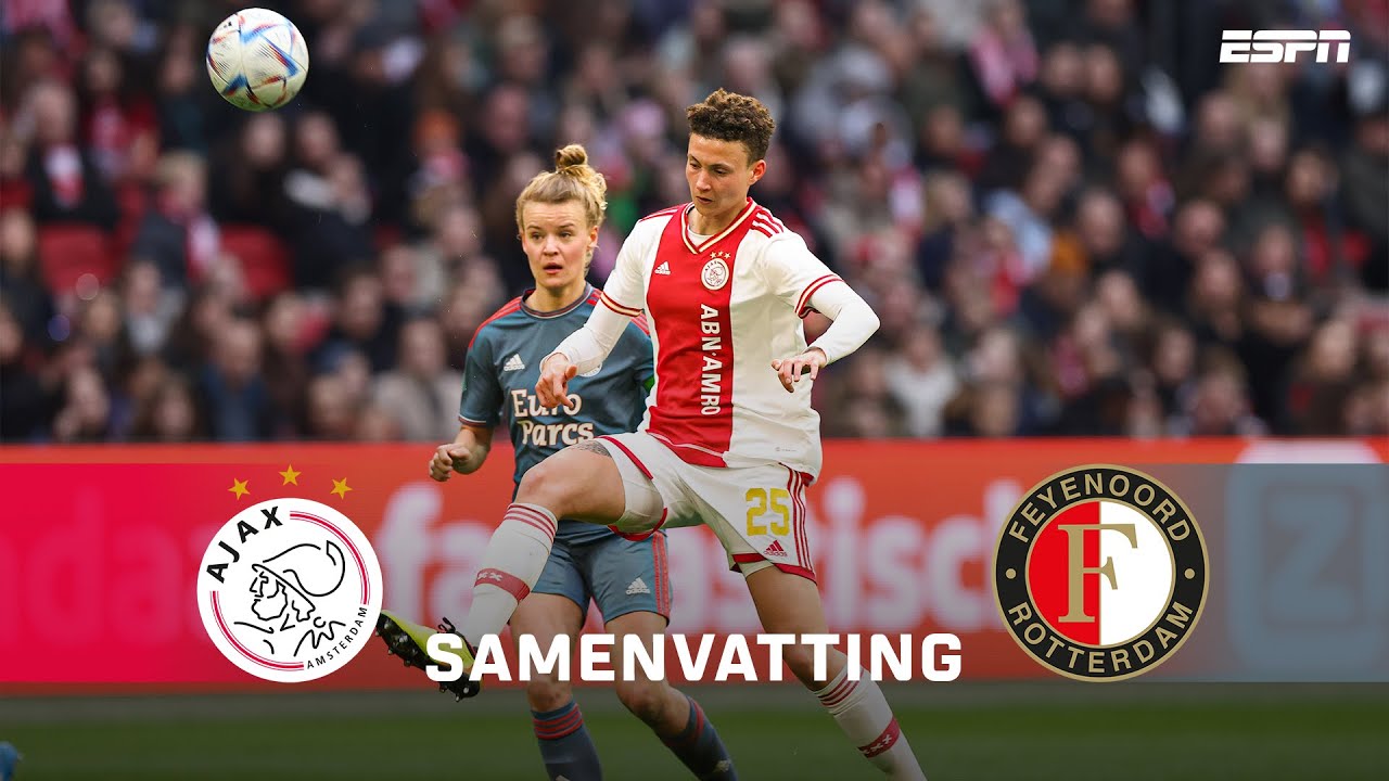 Recap van Toeschouwers in de Azerion Vrouwen Eredivisie: Ajax - Feyenoord ⚽