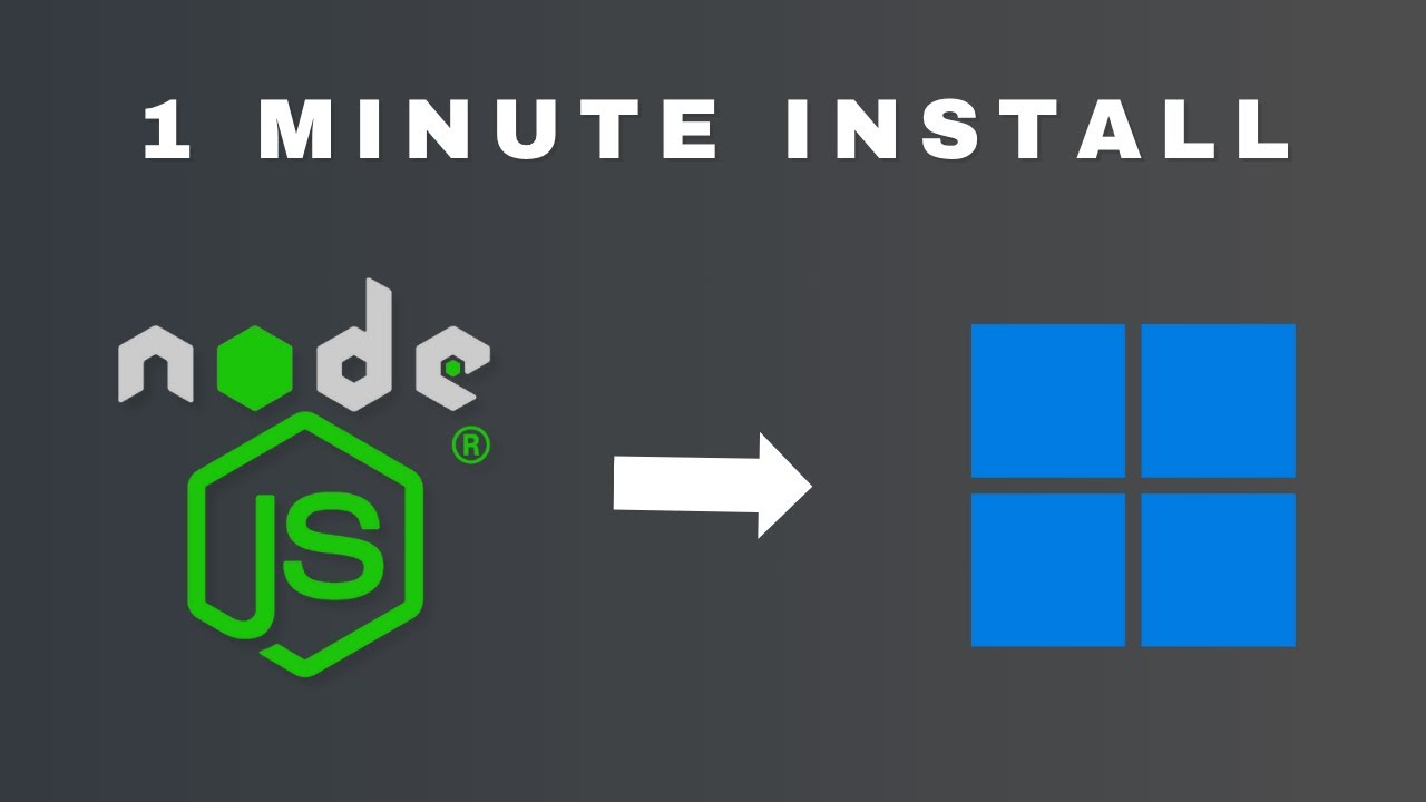 Quick & Easy Guide to Install Node.js on Windows 11 in Just 1 Minute ⚡