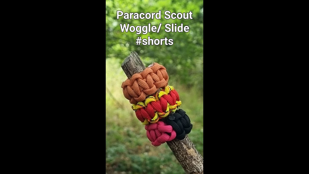 Paracord Scout Woggle/Slide DIY 🧑‍🎓