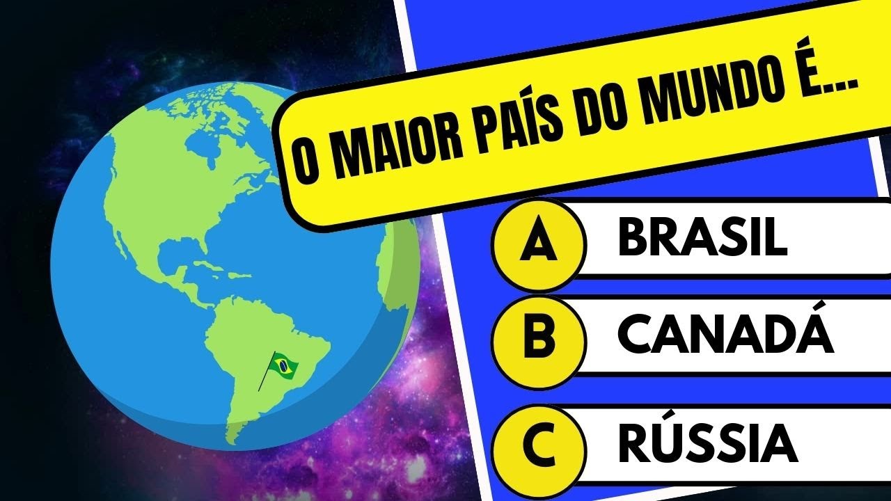 Teste Seu Conhecimento Geográfico: Qual é o Maior País do Mundo?