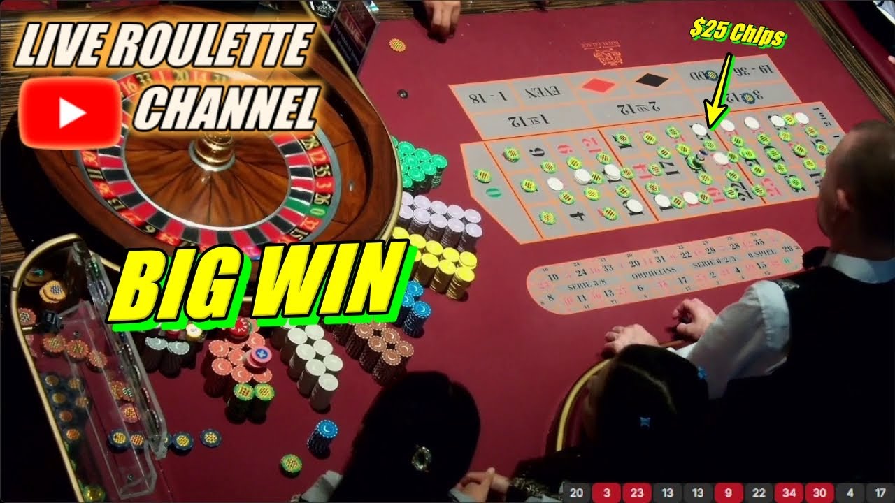 Live Roulette & Big Win in Vegas 🎰 $25 Chips Inside