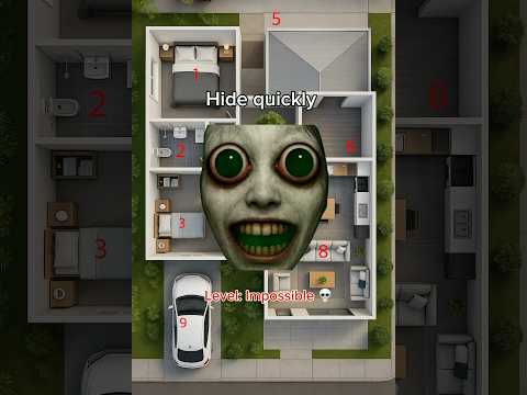 Choose a place to hide. Survive until the end. #hideandseek #survive #horror #game