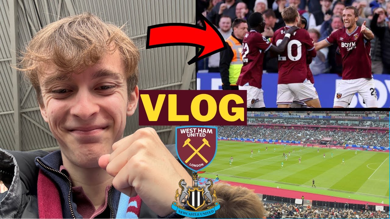 West Ham Breaks Curse with Stunning 3-1 Victory Over Newcastle! 🔥 | Matchday Vlog