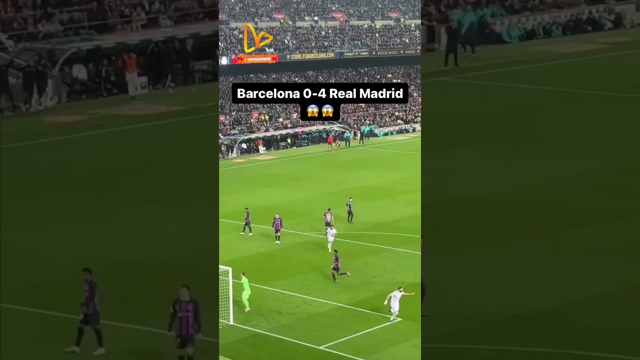 Real Madrid's 4-0 Win Over Barcelona ⚽