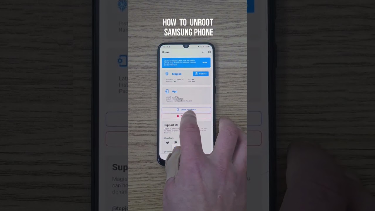 How to unroot Samsung phone | Remove root with Magisk #unroot #magisk #removeroot #samsung samsung