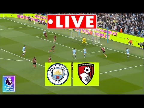 🔴 Manchester City vs Bournemouth LIVE | Premier League 2025/26 | Full Match Simulation