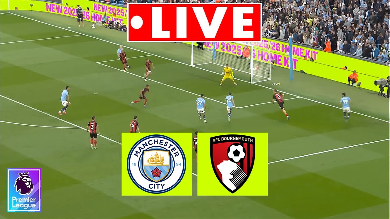 Manchester City vs Bournemouth LIVE | Premier League 2025/26 Full Match Simulation ⚽