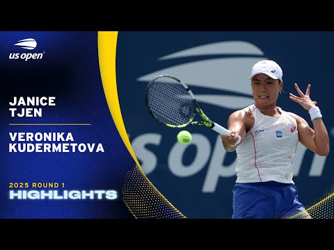 Janice Tjen vs. Veronika Kudermetova Highlights | 2025 US Open Round 1