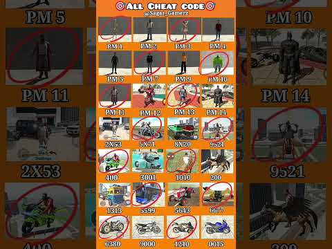 Real code 🥳 Indian bike driving 3d all new cheat code update + plugin cheat code