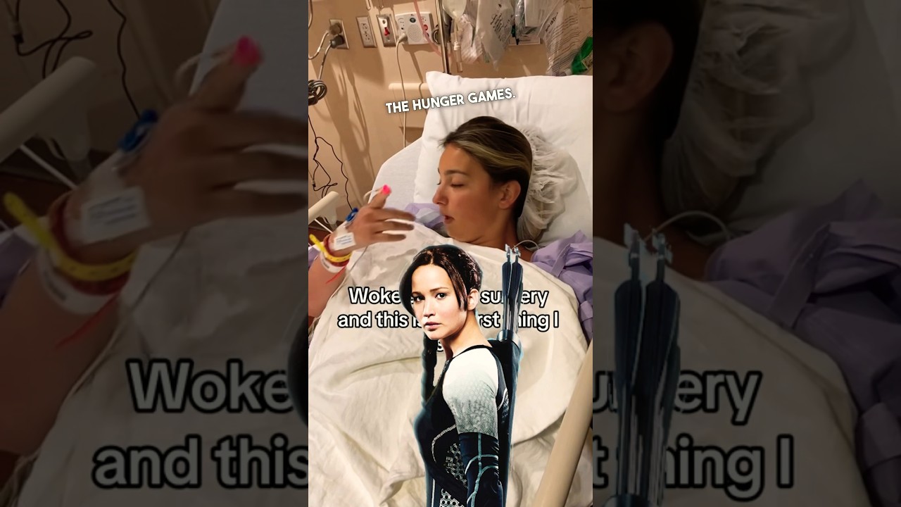 How Anesthesia Transformed Her into a Hunger Games Heroine! 😂 #Shorts