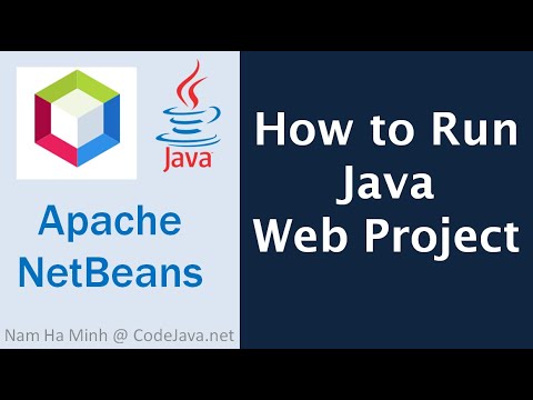 How to Run Java Web Project in NetBeans IDE