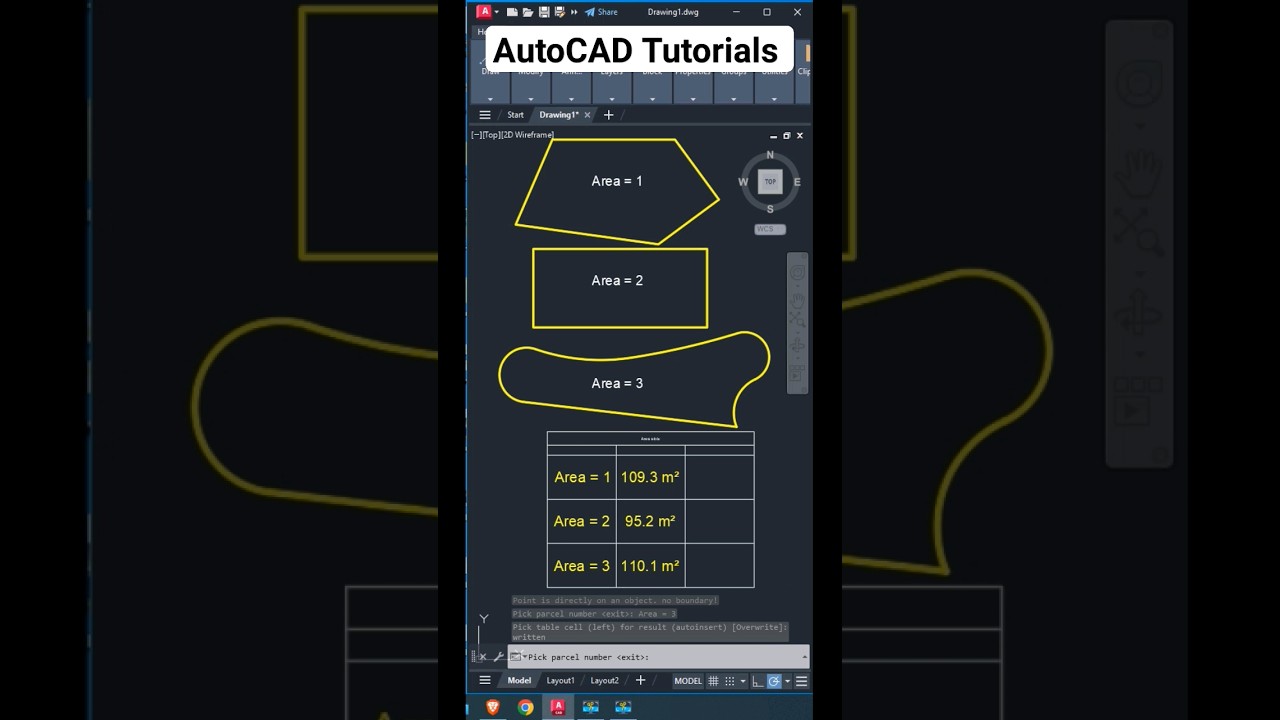 CAD Lisp Tutorial: Quickly Add Parcel Numbers & Areas to Your Table 🏡