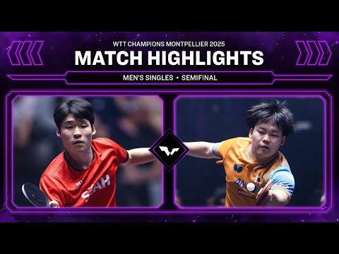 Jang Woojin vs Sora Matsushima | MS SF | #WTTMontpellier 2025