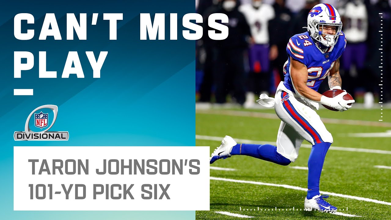 Johnson's 101-Yard Pick 6 vs Lamar 🏈