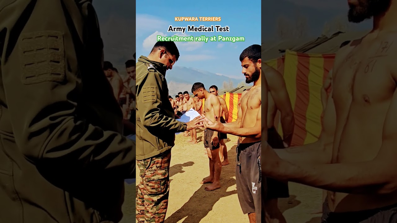 Army Medical Test & Recruitment in Kupwara 💪