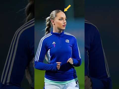 The most beautiful female footballer 😯