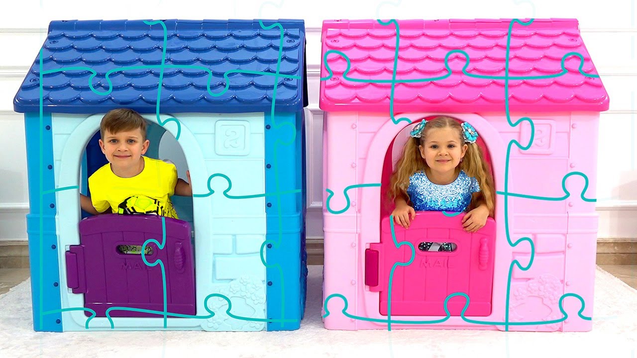 Diana & Roma's Magical Puzzle Playtime! β¨