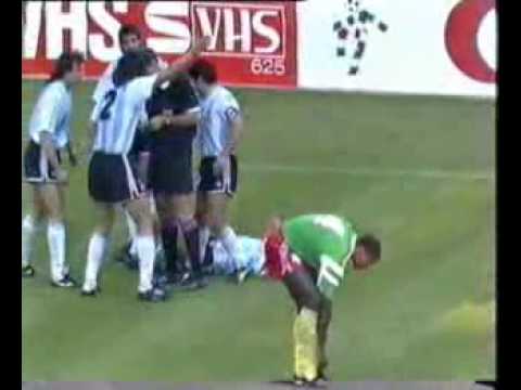 Massing vs Caniggia: Iconic World Cup Tackle