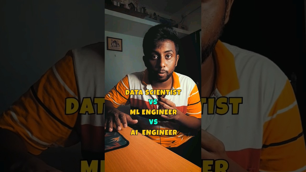 Differences Between Data Scientist, ML Engineer, and AI Engineer