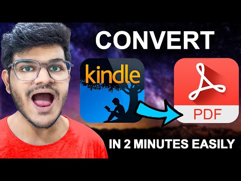 Convert Kindle To PDF In Just 2 Mins Easily!