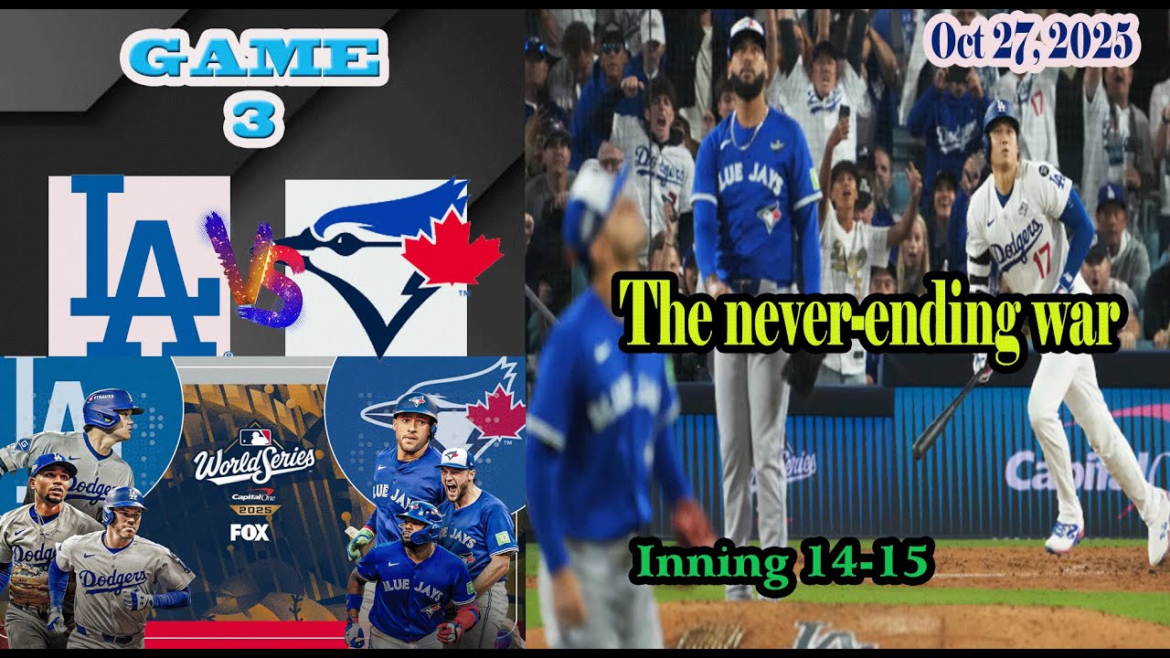 Dodgers vs Blue Jays World Series Highlights | Exciting Inning 14-15 & More ⚾️