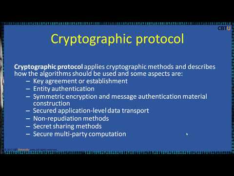 19.4 Cryptographic protocol