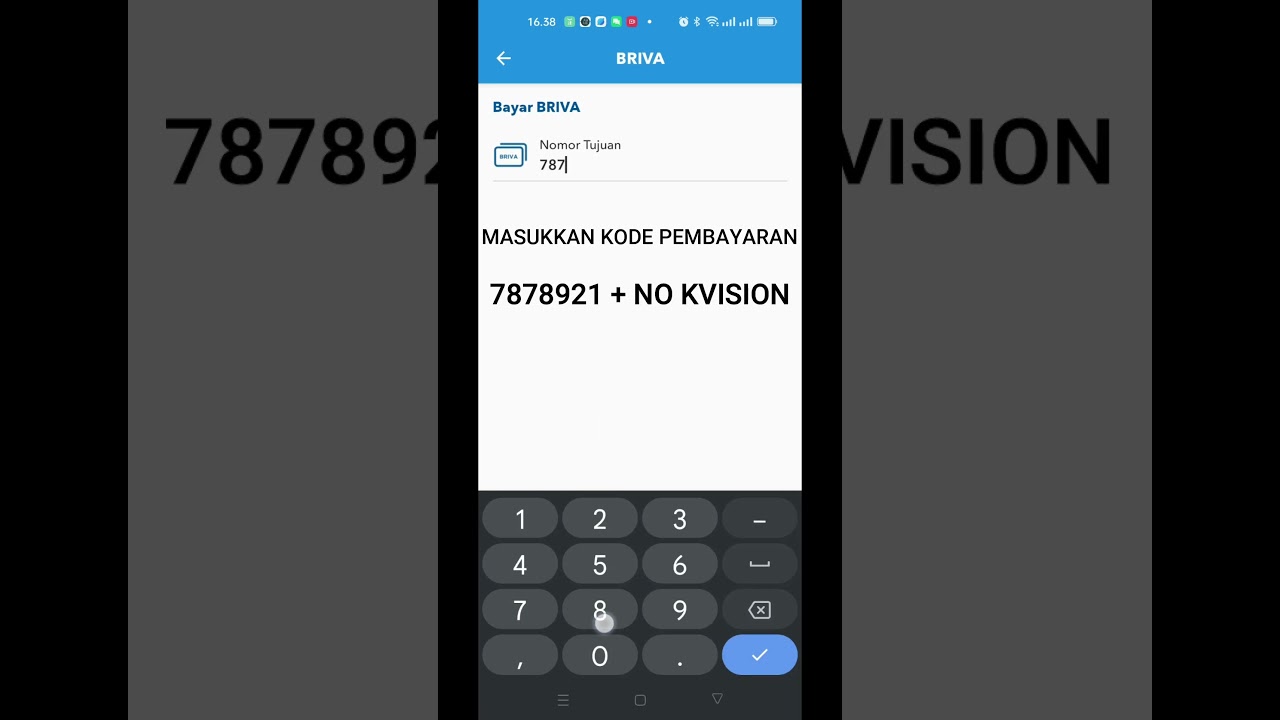 Cara Top Up K Vision BRI Lewat BRImo 📱