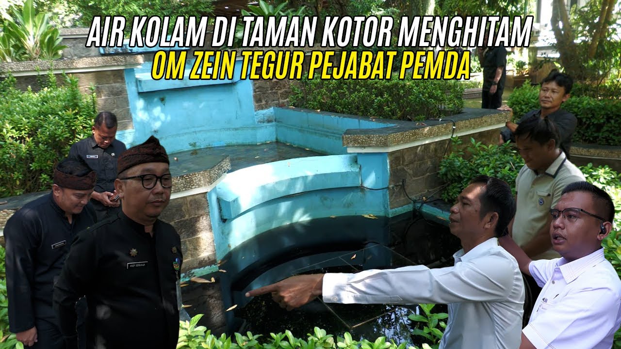 Air Kolam Taman Kotor, Om Zein Tegur Pejabat 🛑