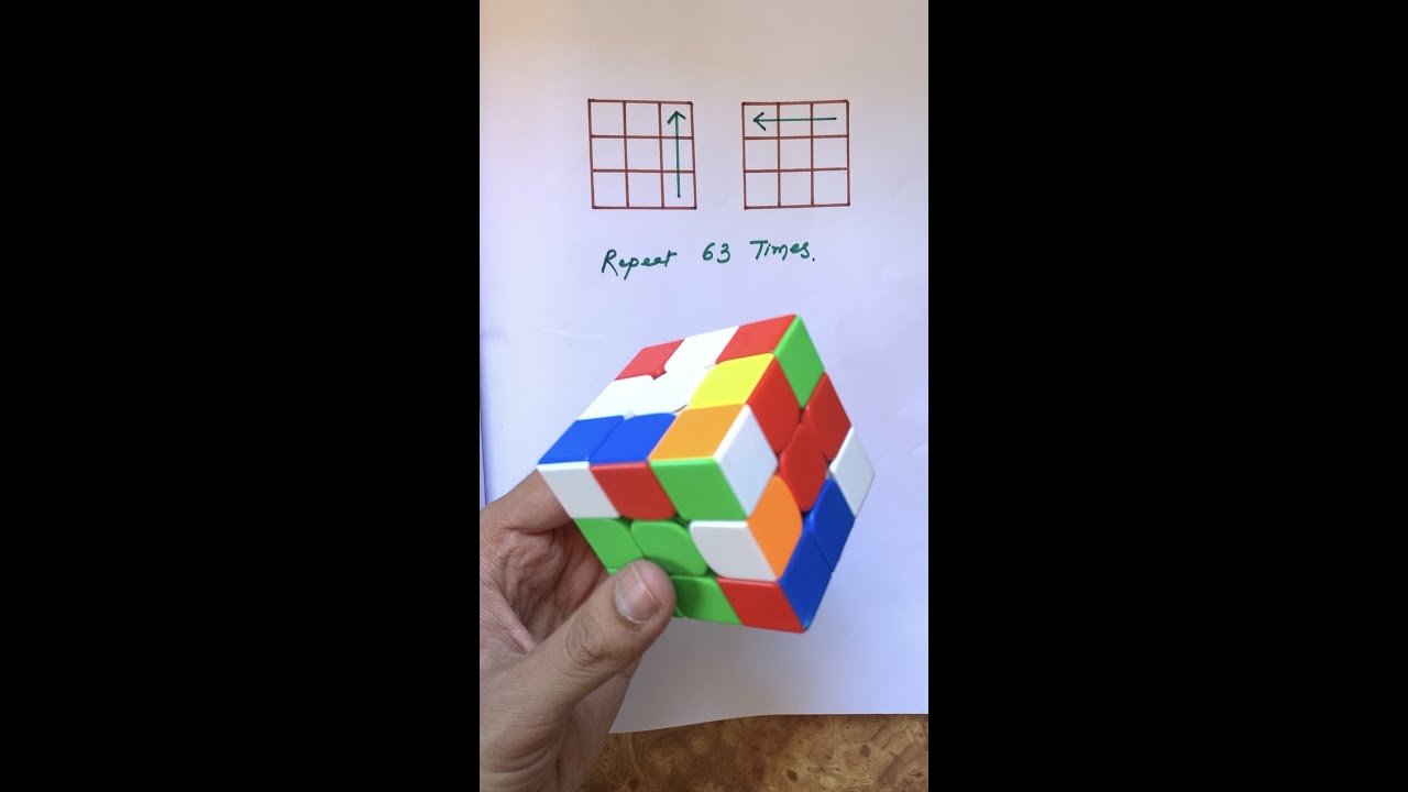 Viral 2x63 Rubik’s Cube Moves & Magic Trick ✨