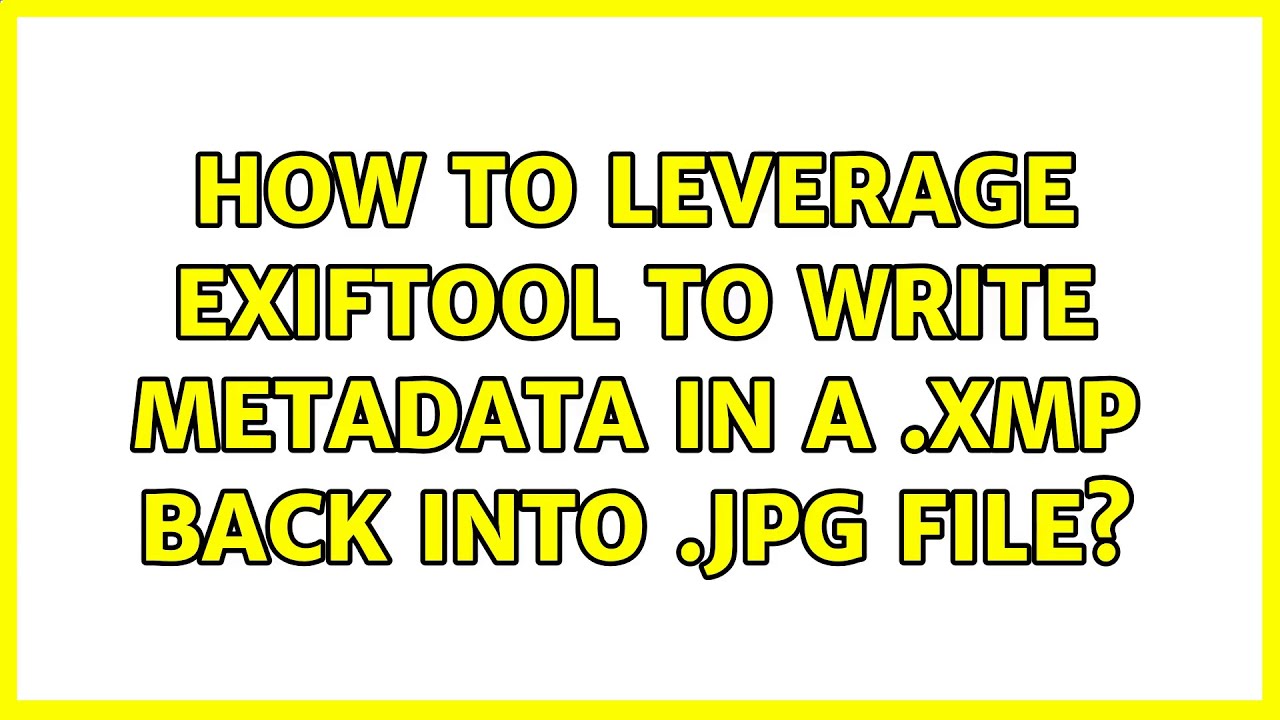 How to leverage exiftool to write metadata in a .xmp back into .jpg file?