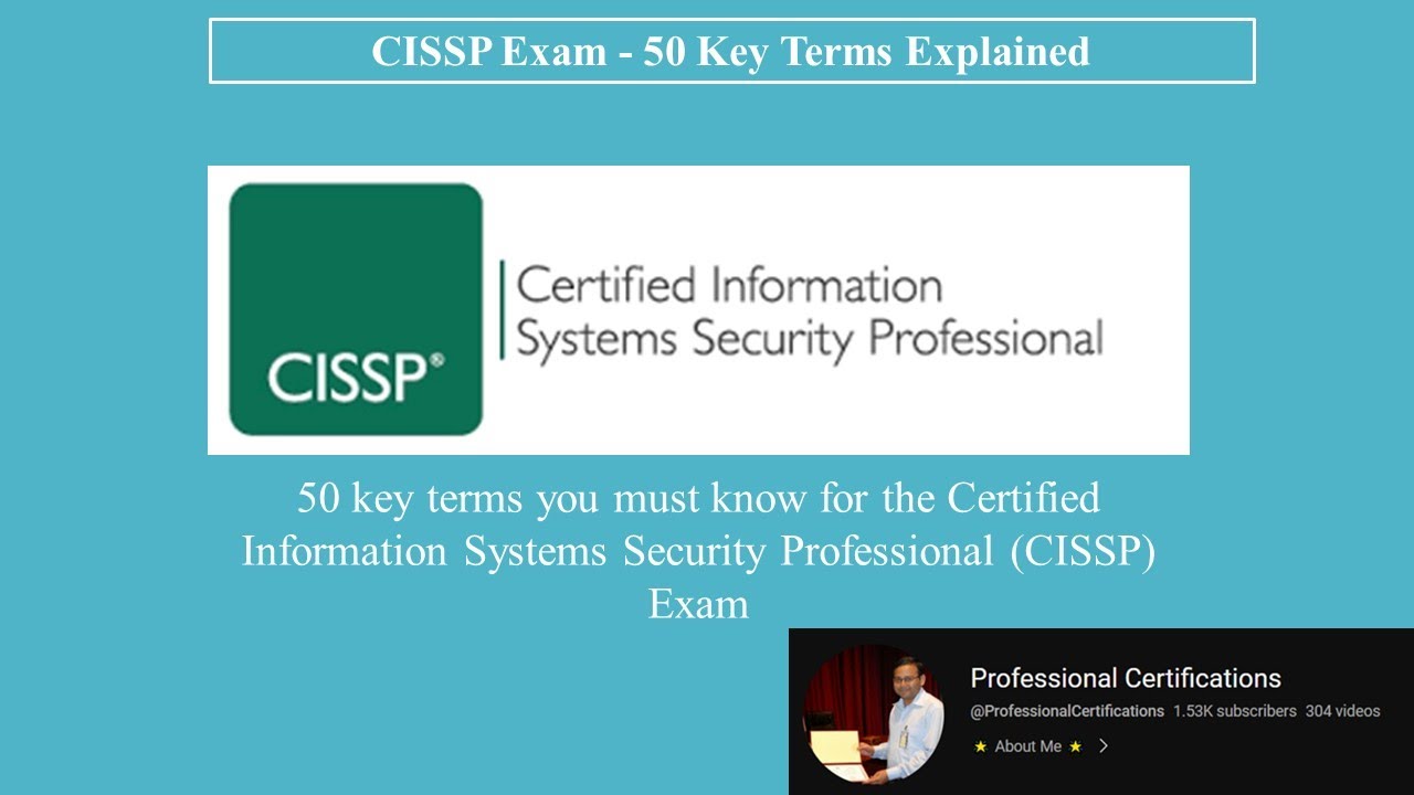 CISSP Exam: 50 Essential Terms Explained