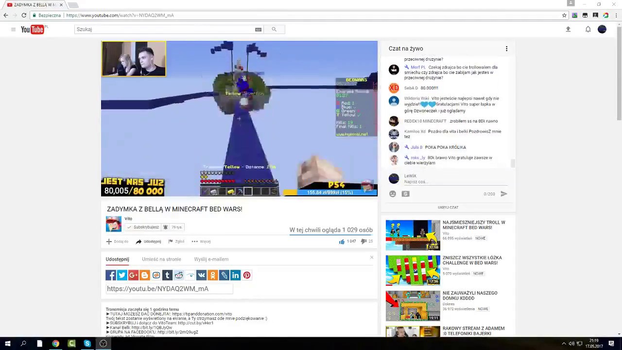 🎉 VitoYT osiąga 80k subskrypcji! Dołącz do jego społeczności!