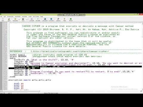 Caesar Chiper Program