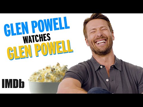GLEN POWELL watches... Glen Powell! | Hit Man Interview | IMDb