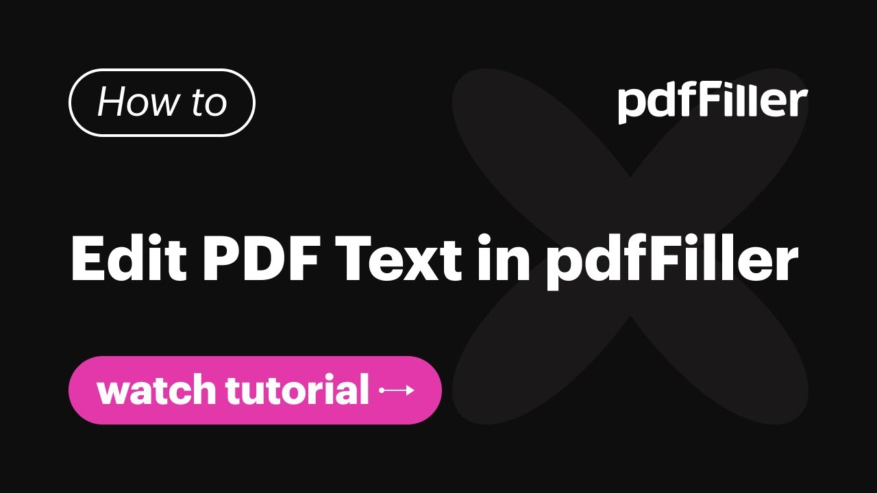 Easily Edit and Format PDF Text with pdfFiller ✍️