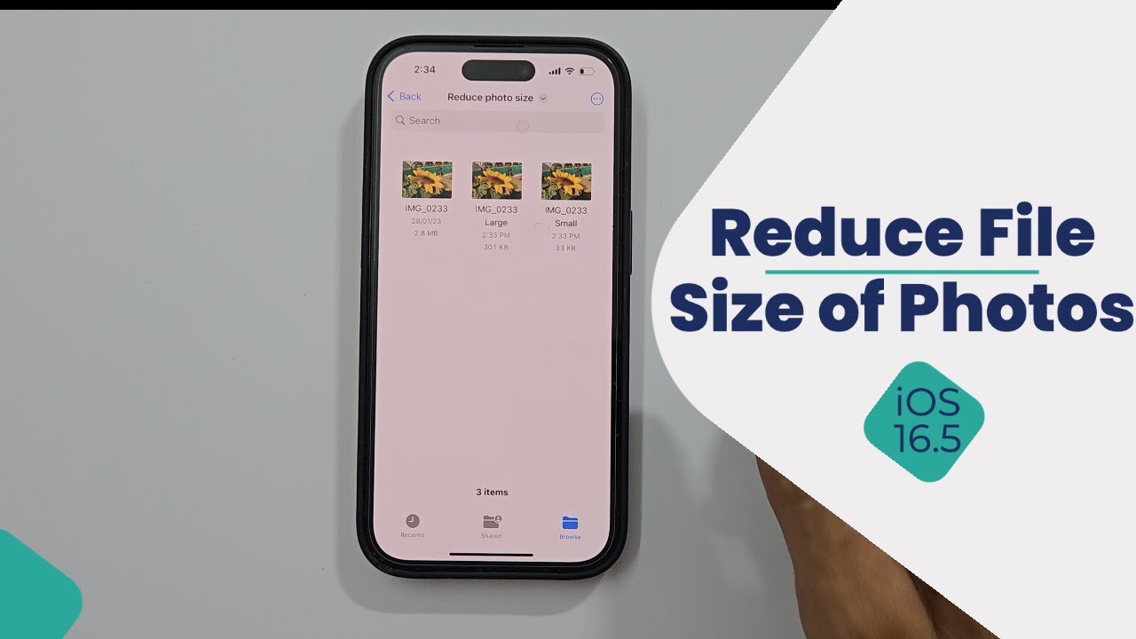 Reduce iPhone Photo Size & Convert Format 📱