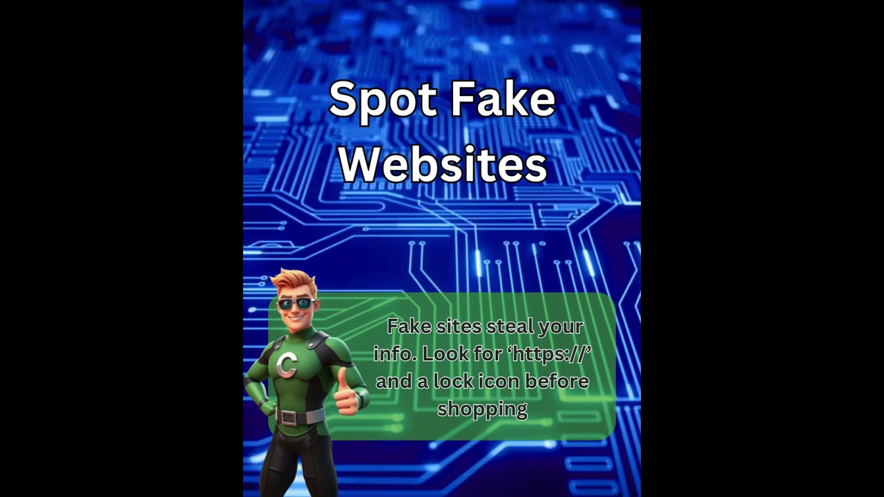 Captain Computer’s Top Tip: How to Detect Fake Websites 🔍