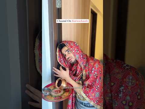 THIRSTY Wife GOES WILD On KARWACHAUTH Night π± | YT #shorts daily | Funyaasi #shortsvideos