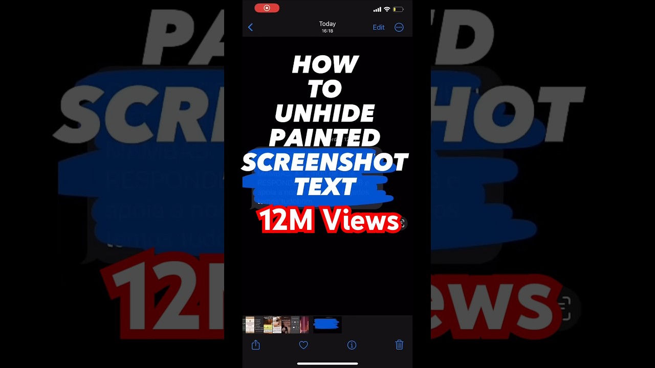 Easily Unhide Text on Painted Screenshots 🖼️ (Step-by-Step Guide)