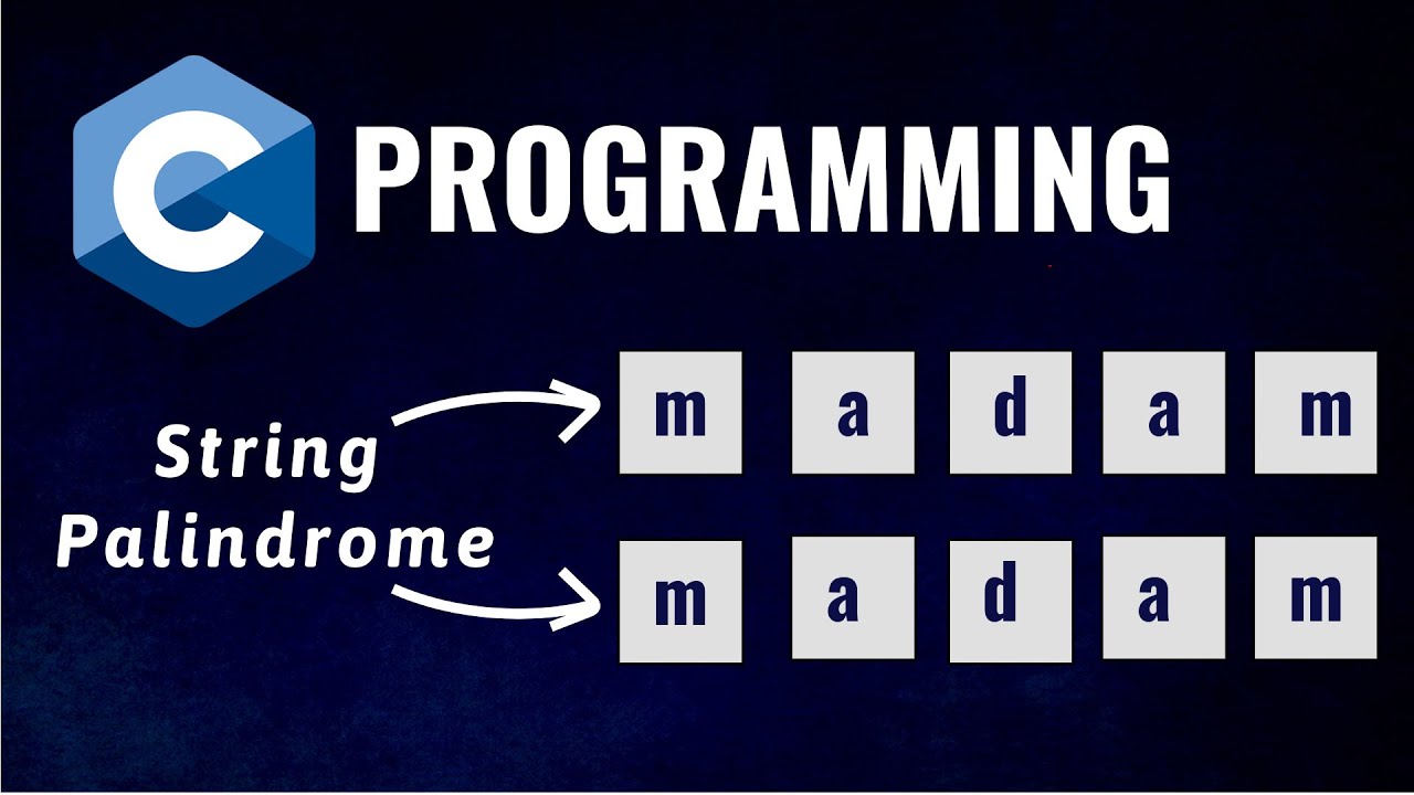 C Programming: String Palindrome in Hindi