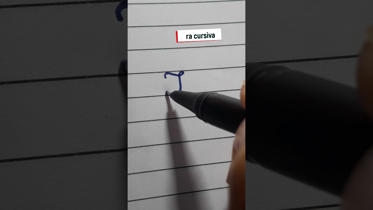 Como Escrever a Letra 'T' em Cursiva ✍️