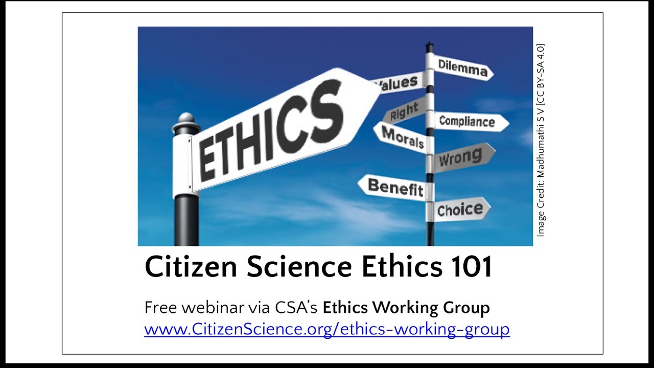 Citizen Science Ethics Webinar | CSA 2018