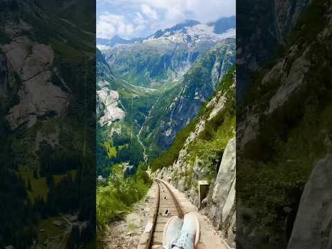 A true adventure ride🎢 #switzerland #naturelovers #swissalps