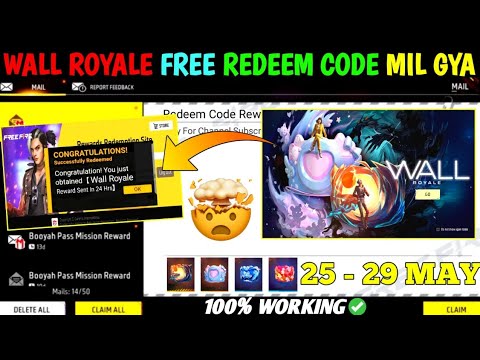 FREE FIRE REDEEM CODE TODAY 25 MAY REDEEM CODE FREE FIRE | FF REDEEM CODE TODAY 25 MAY