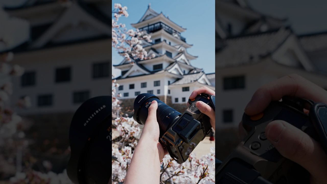 Hasselblad X2D 100C Captures Fukuyama Castle in Bloom 🌸